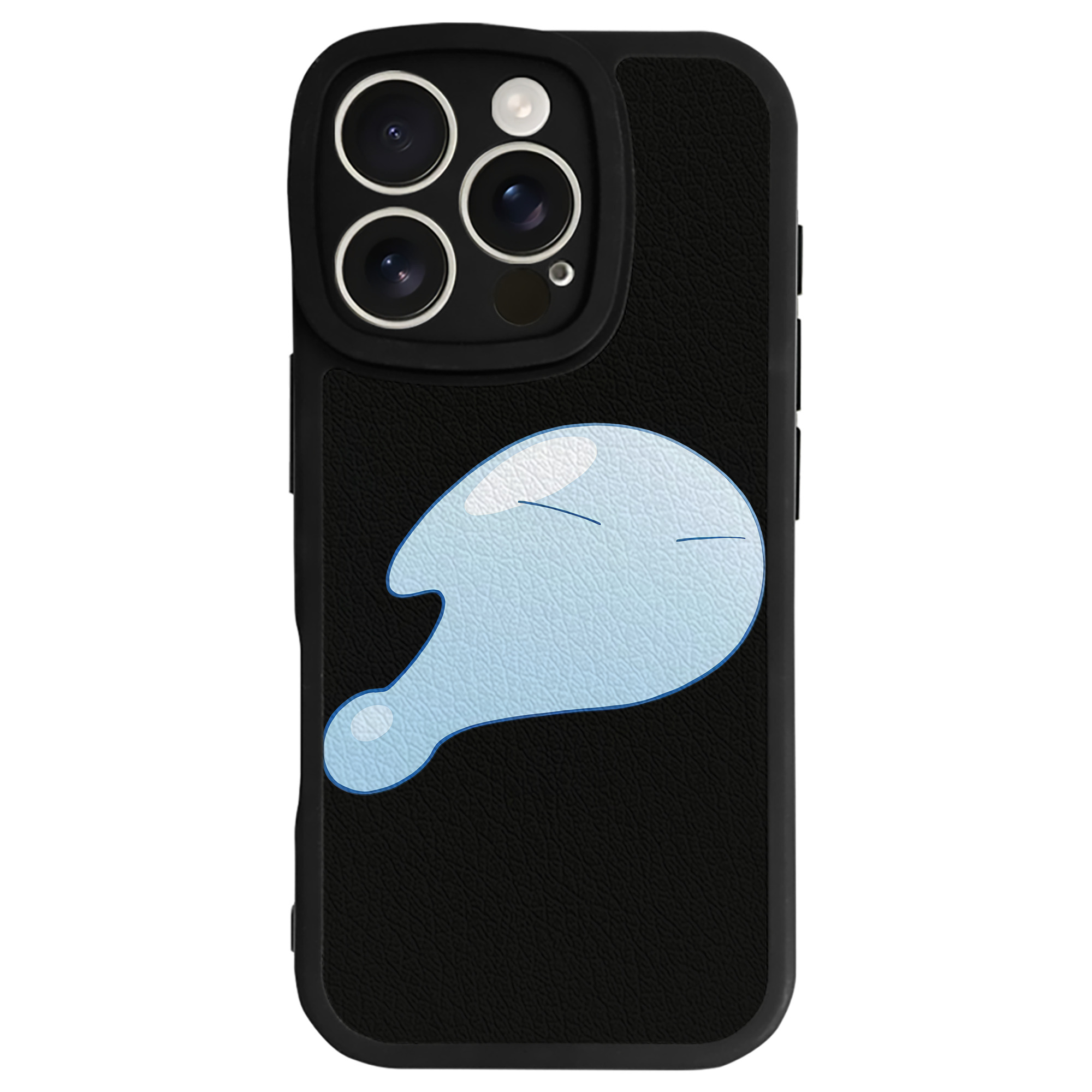 （画像用） 転スラ Regarding Reincarnated to Slime 【iPhone 16シリーズ対応】シリコンスマホケース（レザー調） 材質：シリコン